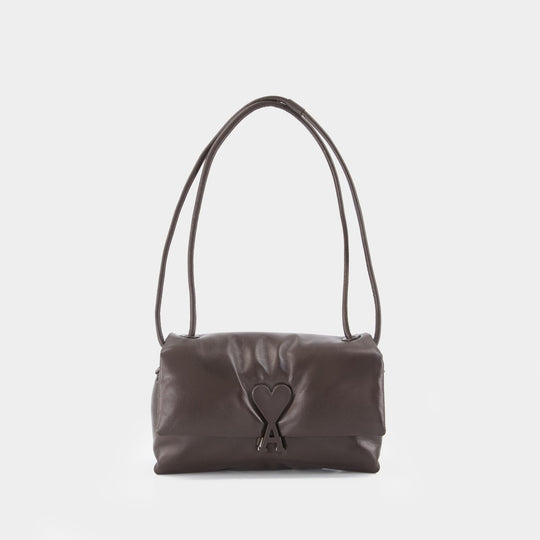 Voulez Vous Purse - AMI Paris - Leather - Brown