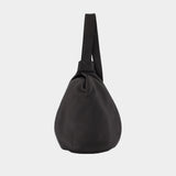 Tuck Sling S Crossbody - YOHJI YAMAMOTO - Leather - Black