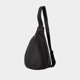 Tuck Sling S Crossbody - YOHJI YAMAMOTO - Leather - Black