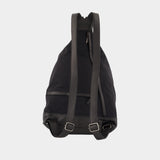 Hakama Tuck Backpack - YOHJI YAMAMOTO - Synthetic - Black