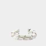 XL Link Twist Cuff Bracelet - Rabanne - Metal - Silver