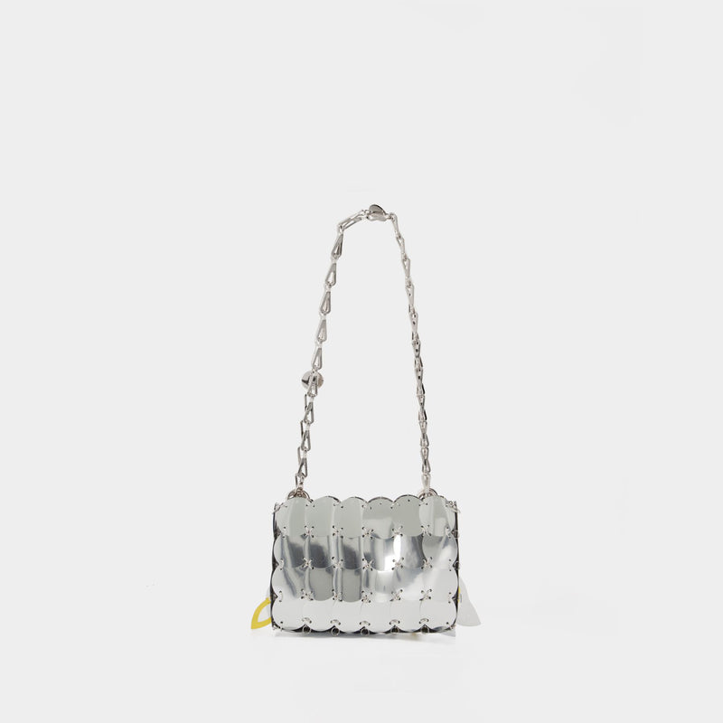 Nano Teardrop Shoulder Bag - Rabanne - Synthetic - Silver