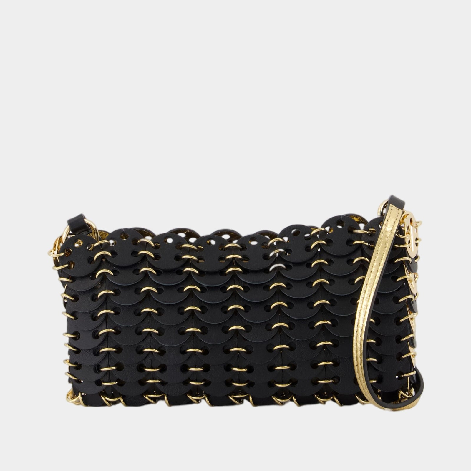 【関税込み】Wallet On Chain - Rabanne - Leather - Black Wallet On Chain - Rabanne - Leather - Black