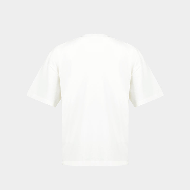 Cn Ss T-Shirt - Jil Sander - Cotton - White