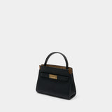 Lee Radziwill Petite Double Bag - Tory Burch - Leather - Black
