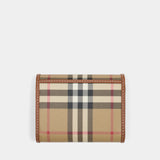 Ls Lancaster Card Holder - Burberry - Synthetic - Multicolor