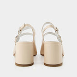 Banana Pumps - Carel - Beige - Patent Leather