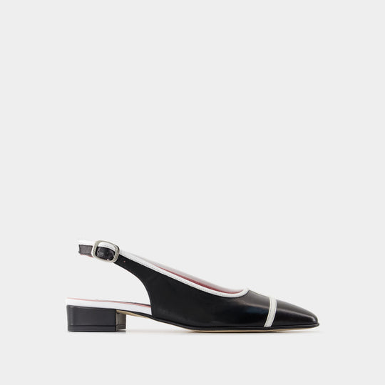 Elisa Sandals - Carel - Leather - Black