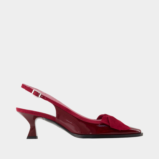 Marquise Sandals - Carel - Leather - Burgundy