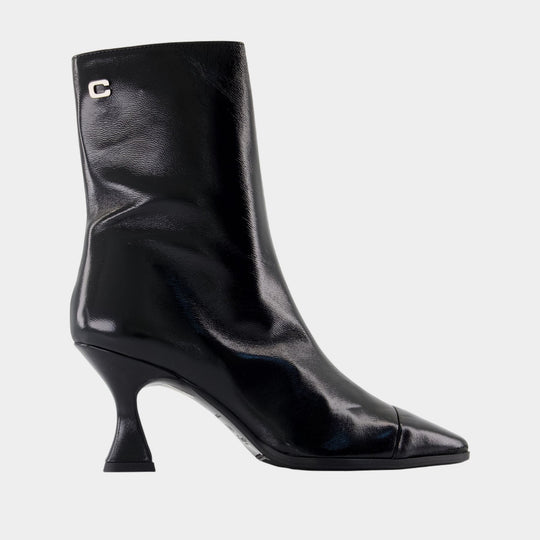 Isabelle Ankle Boots - Carel - Leather - Black