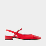 Oceano Sandals - Carel - Leather - Red