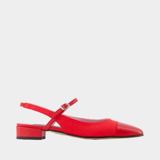 Oceano Sandals - Carel - Leather - Red