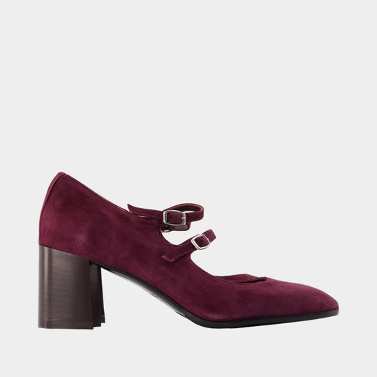 Alice Flex Pumps - Carel - Leather - Burgundy