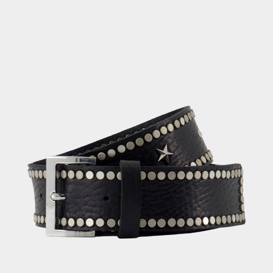 Starlight Belt - Zadig & Voltaire - Leather - Black