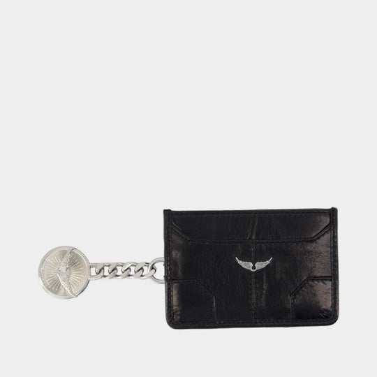 Sunny Pass Card Holder - Zadig & Voltaire - Leather - Black
