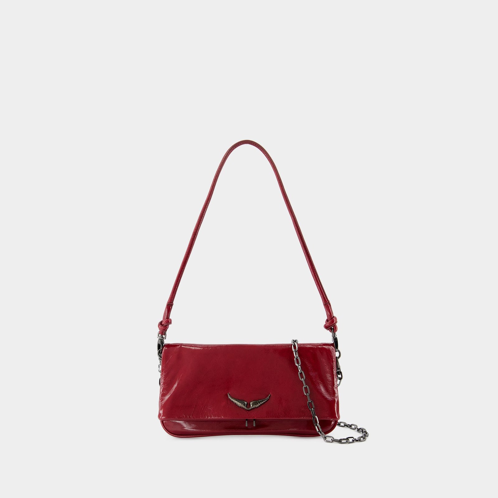 ☆韓国の人気☆【ROUGE ET LE NOIR】☆EERO CROSS BA.G☆バッグ Rock Eternal Crossbody - Zadig & Voltaire - Leather - Grey