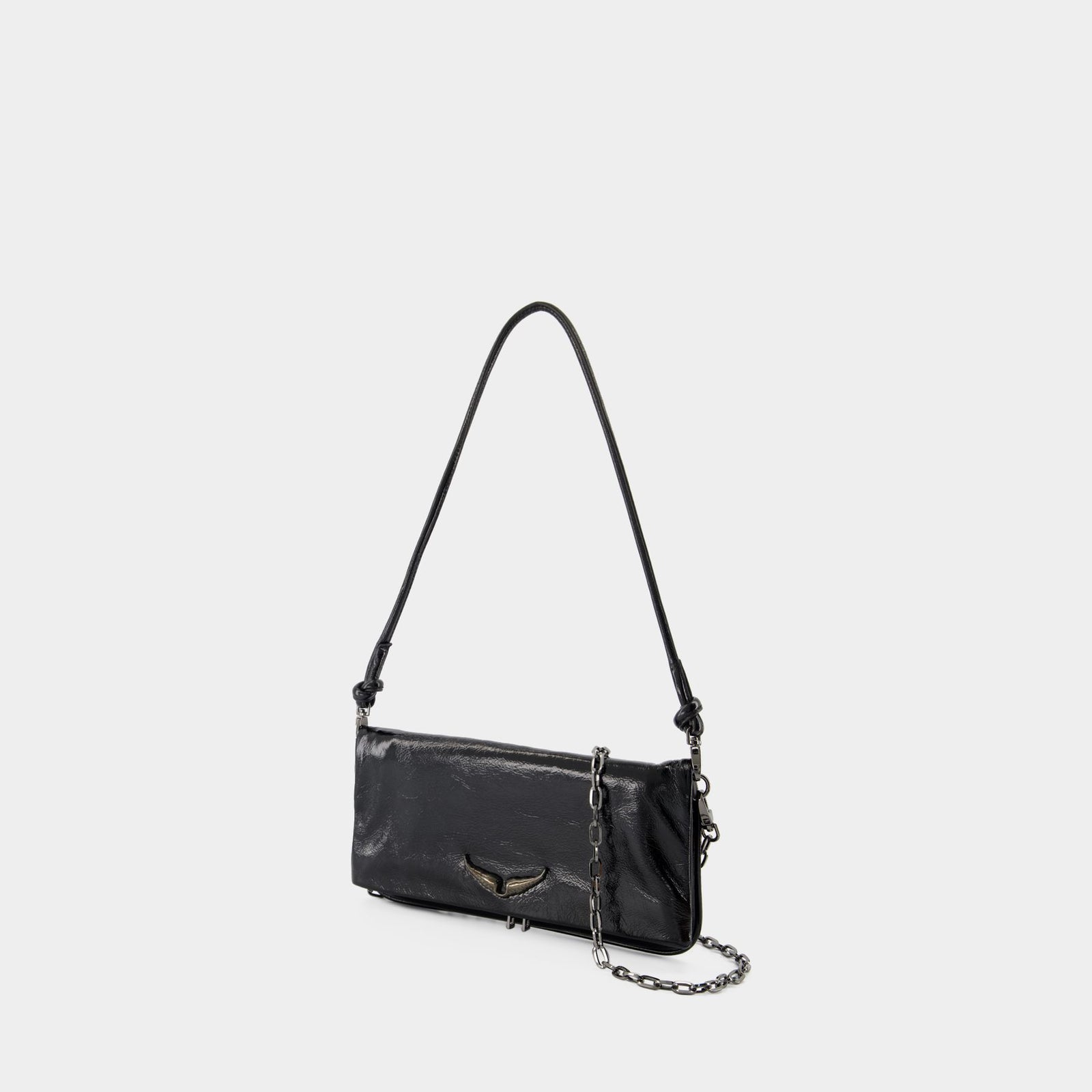 Zadig&Voltaire 黒 ジャケット ノースリーブ 背面 ドクロ（ELLE