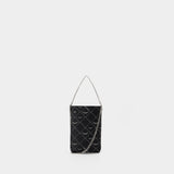 Rock Monogram Pouch - Zadig & Voltaire - Leather - Black