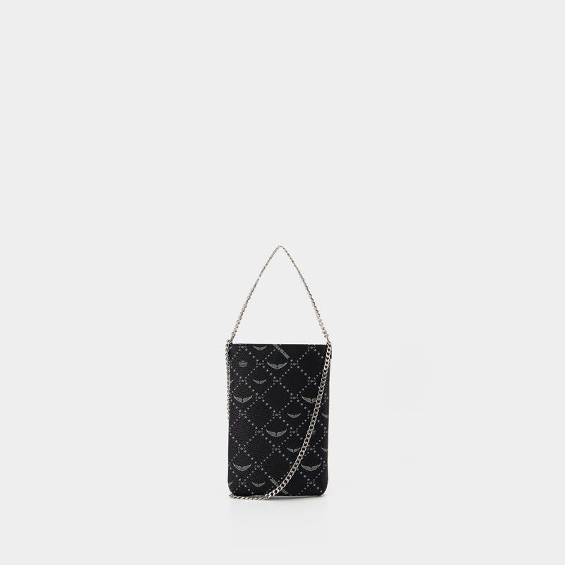 Rock Monogram Pouch - Zadig & Voltaire - Leather - Black