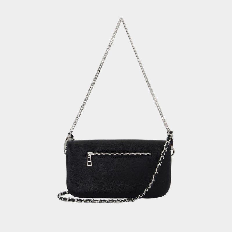 Rock Nano Wallet On Chain - Zadig & Voltaire - Leather - Black