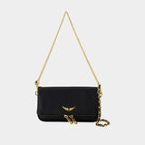 Rock Nano Wallet On Chain - Zadig & Voltaire - Leather - Black