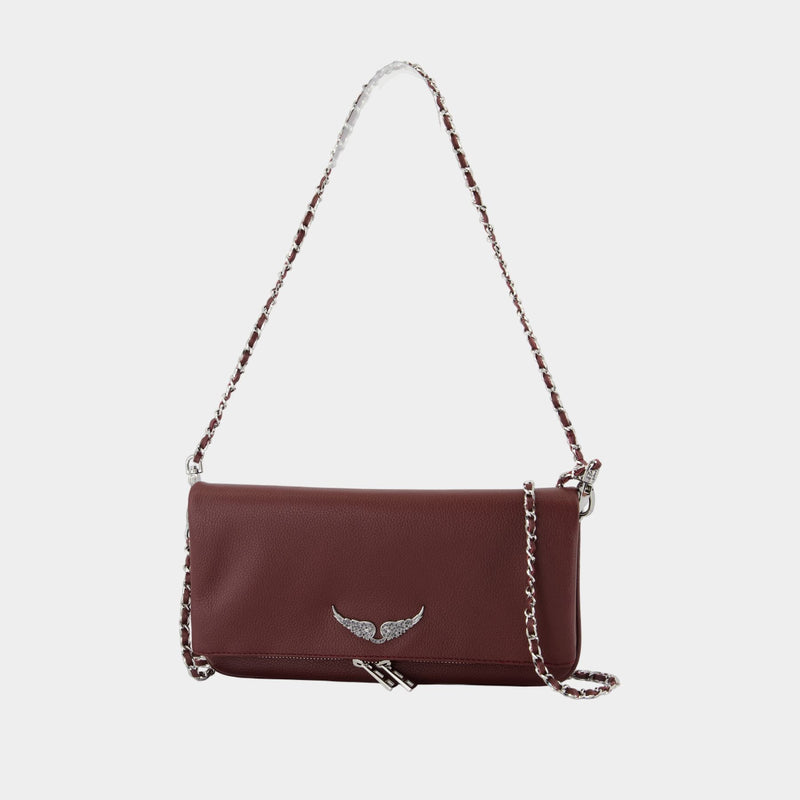 Rock Crossbody - Zadig & Voltaire - Leather - Burgundy