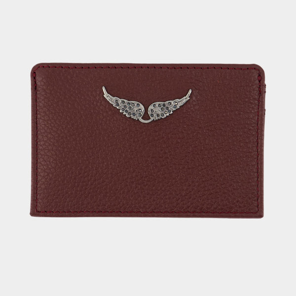 Zv Pass Cardholder - Zadig & Voltaire - Leather - Bordeaux