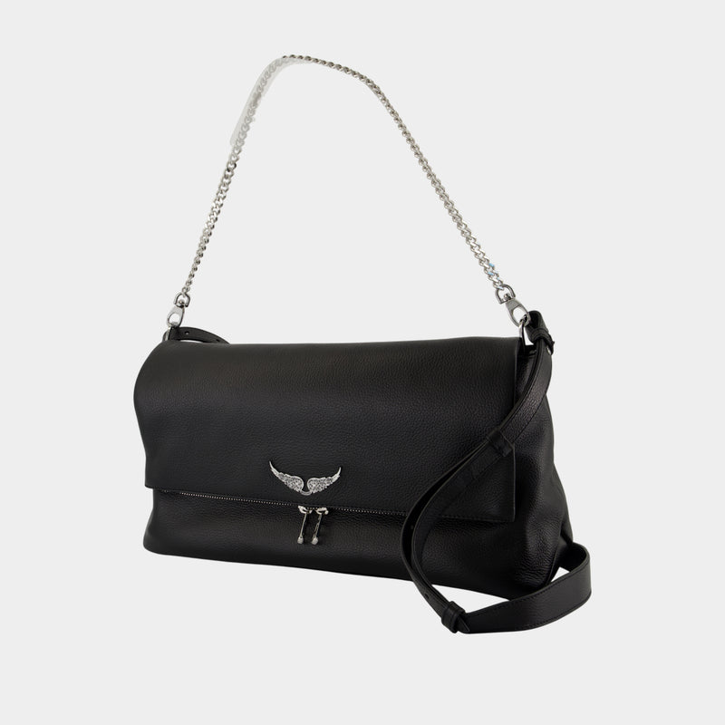 Rocky Xl Crossbody Zadig Voltaire Leather Black