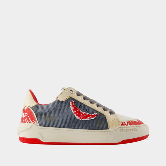 Fly Wings Sneakers - Zadig & Voltaire - Leather - Red