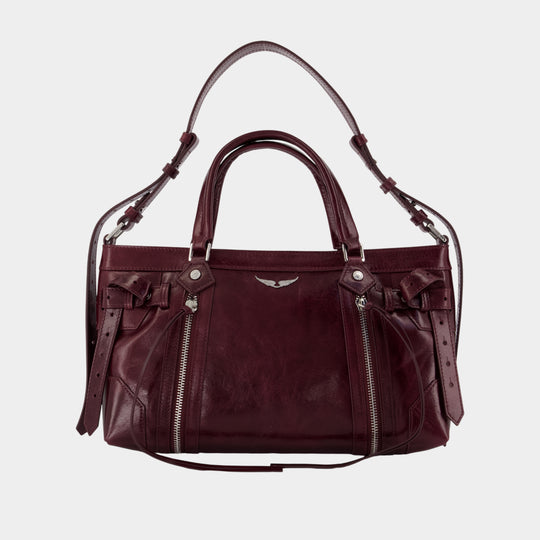 Sunny Rider Vintage Crossbody - Zadig & Voltaire - Leather - Burgundy