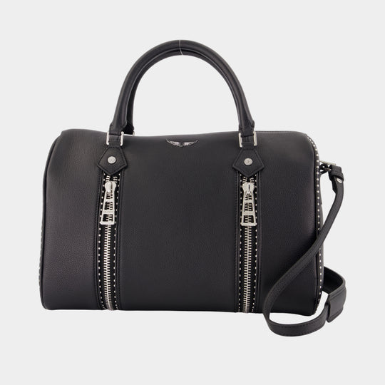 Sunny Medium Studs Bag - Zadig & Voltaire - Leather - Black