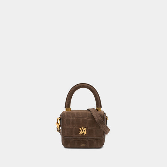 Micro Ma Bag - Amiri - Leather - Brown