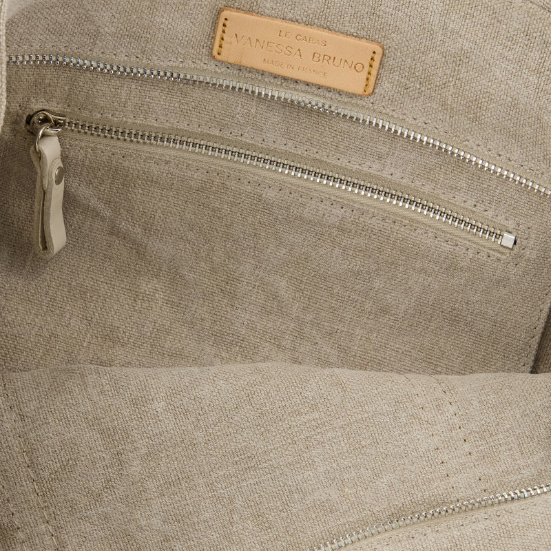 Tote Bag L - Vanessa Bruno - Linen - Sand