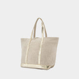 トートバッグ Vanessa Bruno Tote Bag L - Linen - Sand 03W028703E.jpg