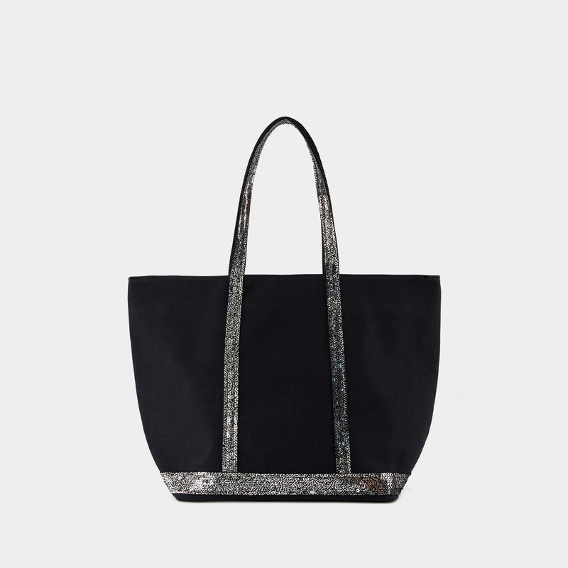 Cabas L Shopper Bag Vanessa Bruno Cotton Black - Main Image