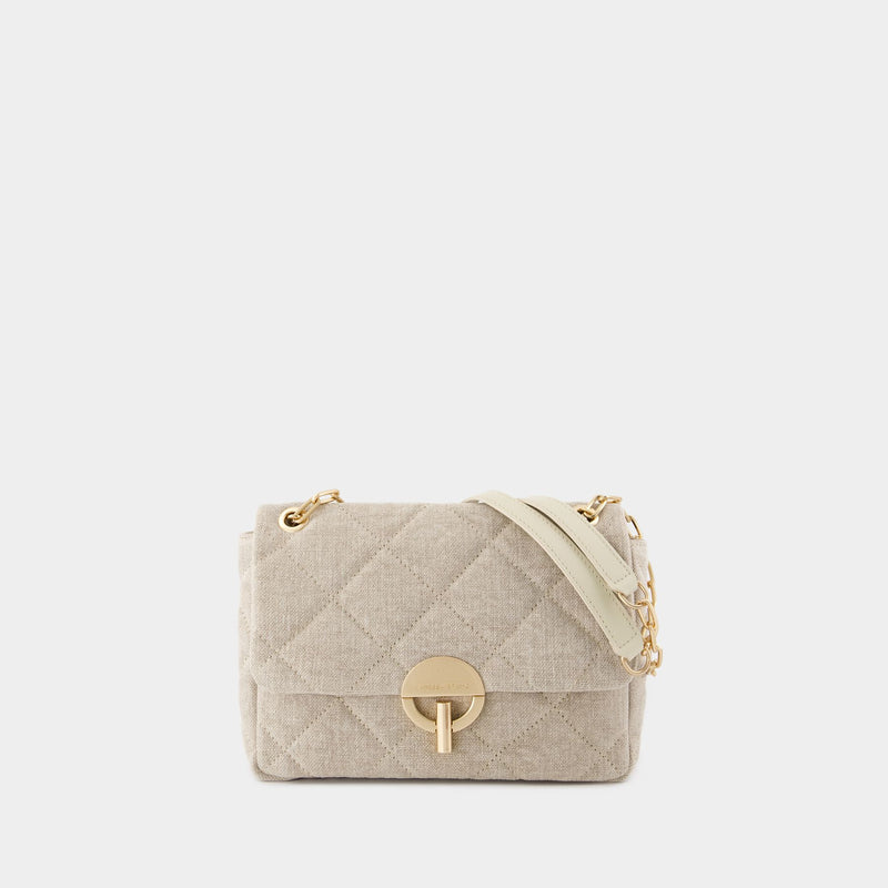 Grand Moon Bag - Vanessa Bruno - Linen - Beige