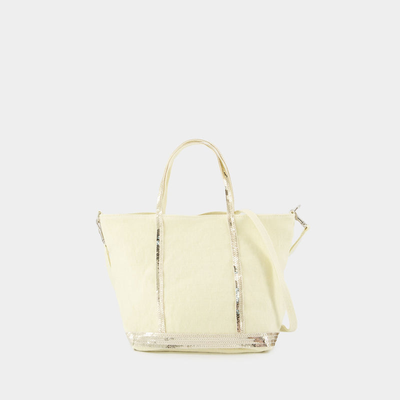 Shopping bag S Vanessa Bruno Linen Yellow