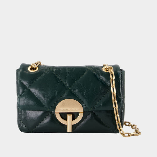 Nano Moon Shoulder Bag - Vanessa Bruno - Leather - Green