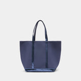 L Shopper Bag - Vanessa Bruno - Cotton - Blue