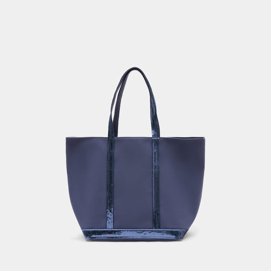 L Shopper Bag - Vanessa Bruno - Cotton - Blue