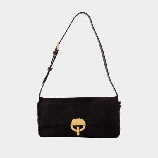 Moon Baguette Shoulder Bag - Vanessa Bruno - Leather - Black