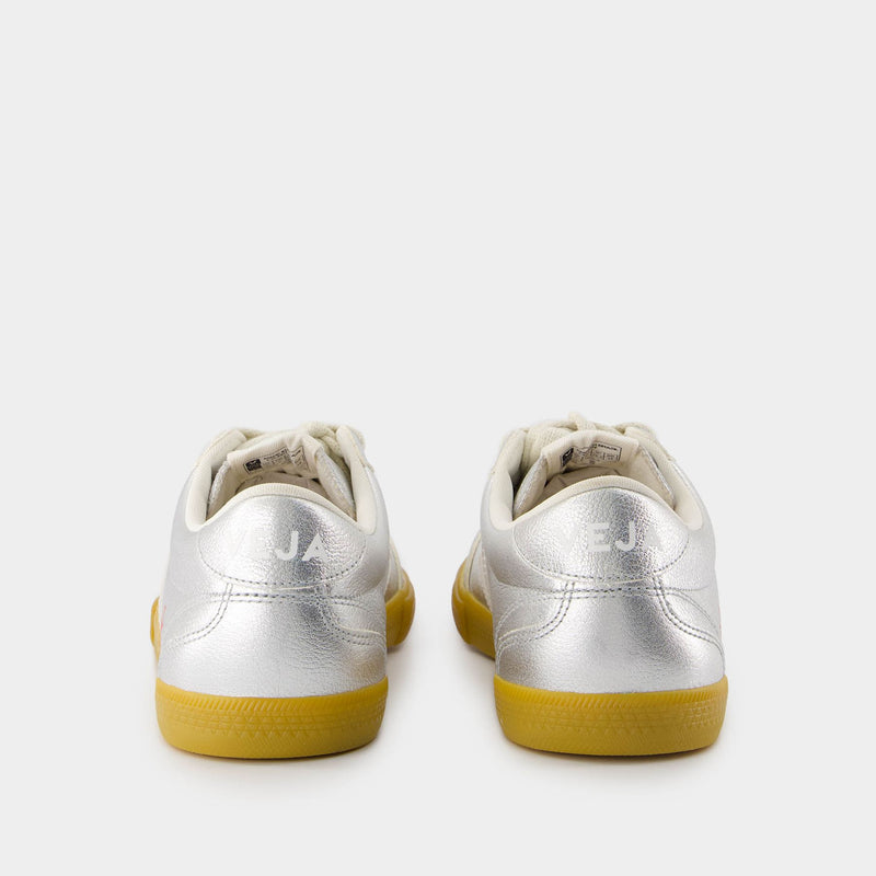 Volley Sneakers - Veja x NK - Leather - Silver