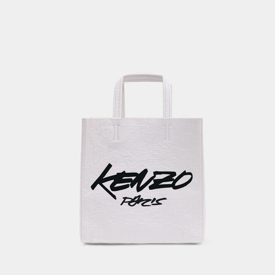 Small shopping bag - Kenzo - Leather - White