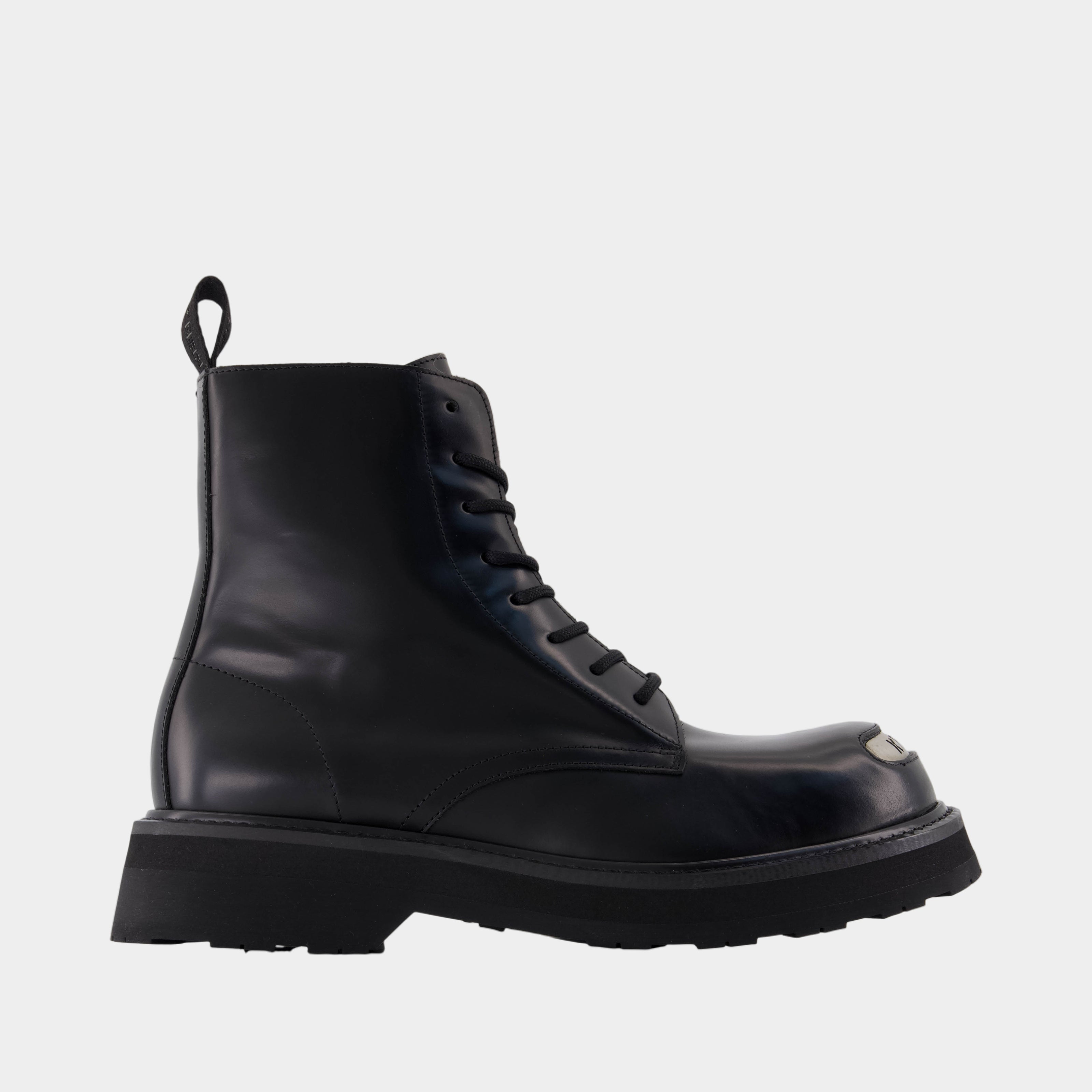 Smiling Max Boot New Kenzo Smile Lace Up Boots - Kenzo - Leather - Black
