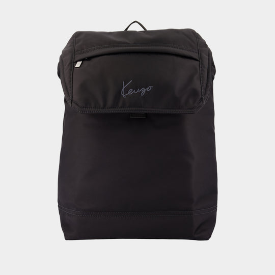 Backpack - Kenzo - Nylon - Black