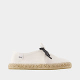 Espadrilles Flat Shoes - Kenzo - Cotton - White
