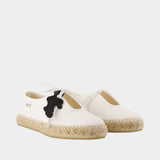 Espadrilles Flat Shoes - Kenzo - Cotton - White