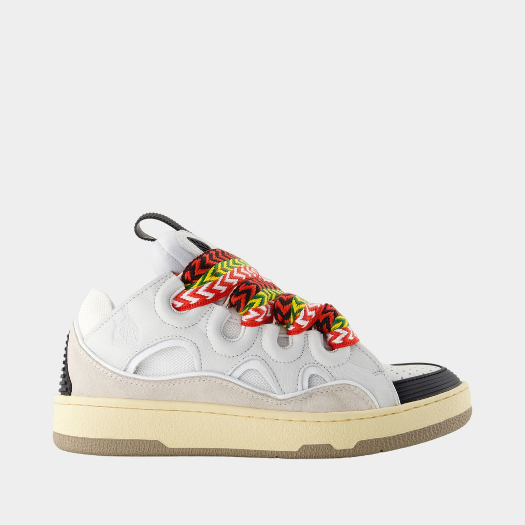 【CVeezy56】　極美品　LANVIN COLLECTION Curb Sneakers - Lanvin - Synthetic - White