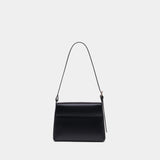 Virginie Flap Shoulder Bag - A.P.C. - Leather - Black