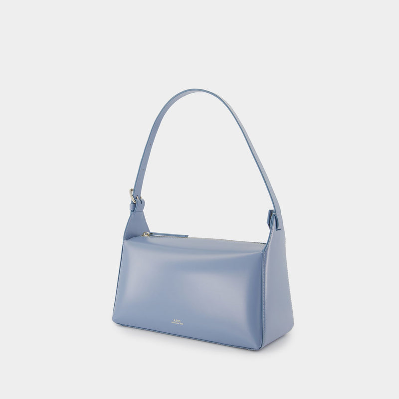 Virginie Shoulder Bag - A.P.C. - Leather - Blue